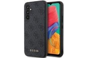 Handys - Cover & Cases - GUESS GUHCS23FEG4GFGR S23 FE S711 gray/gray hardcase 4G Metal Gold Logo - 3666339218614