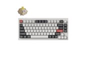 Tastaturen - Keychron Q1 Ultra 75% 8K Wireless Tri-Mode - Gaming Tastatur - 75% (compact TKL - Alice) - Englisch (US) - Weiss - Q1U-P4