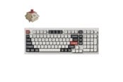 Tastaturen - Keychron Q5 Ultra 8K - Wireless Mechanical Keyboar - Gaming Tastatur - 96% - ANSI - Weiss - Q5U-P1