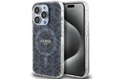 Handys - Cover & Cases - GUESS IML GCube MagSafe case for iPhone 15 Pro Max - black - 3666339221874