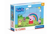 Puzzle - Clementoni Peppa Pig puzzle 12 cubes Block - 41195