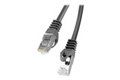 Netzwerk - Kabel - Lanberg patch cable - 1.5 m - black RAL 9004 - Schwarz - PCF6-10CC-0150-BK