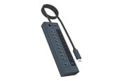 USB-Hubs - ICY BOX IB-HUB1450-C31 - hub - 10 ports USB-Hubs - 10 - Blau - IB-HUB1450-C31