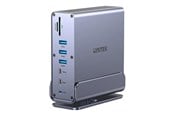 Dockingstationen - Unitek - docking station - USB-C - 2 x HDMI DP - 1GbE - D1135AGY01