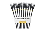 Netzwerk - Kabel - StarTech.com Startech patch cable - 15 cm - black - Schwarz - 6ASTP34BKS15CM10PK