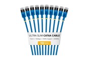 Netzwerk - Kabel - StarTech.com Startech patch cable - 15 cm - blue - Blau - 6ASTP34BLS15CM10PK