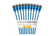 Netzwerk - Kabel - StarTech.com Startech patch cable - 30 cm - blue - Blau - 6ASTP34BLS30CM10PK
