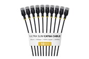 Netzwerk - Kabel - StarTech.com Startech patch cable - 30 cm - black - Schwarz - 6AUTP34BKS30CM10PK