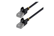 Netzwerk - Kabel - StarTech.com Startech patch cable - 30 cm - black - Schwarz - N6APATSTP34BKS30CM