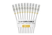 Netzwerk - Kabel - StarTech.com Startech patch cable - 1 m - grey - Grau - N6PAT100CMGRS10PK