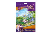 Kreativ-Spiele - Unicorn Academy Reusable Sticker set - Create your scene - 2 scenes included - 170100310