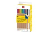 Schul-Zubehör - LEGO 12er-Pack Buntstifte mit Brick-Topper - 4003053-53706