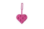 Schul-Zubehör - LEGO ICONIC Luggage tag Brick Heart Pink - 4006151-53692