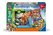 Puzzle - Ravensburger Paw Patrol 3 Dino Movie 3x49p - 12004368