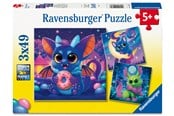 Puzzle - Ravensburger Kleine Dämonen 3x49-teilig - 12004261