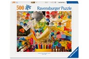 Puzzle - Ravensburger Kunststudio 500-teiliges Puzzle - EMBARGO for SM - 12001845