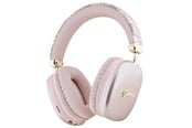 Kopfhörer/Headsets - GUESS GCube Metallic Script Logo Headphones - Pink - 3666339220822