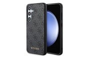 Handys - Cover & Cases - GUESS 4G Metal Gold Logo case for Samsung Galaxy S24 - black - 3666339259112