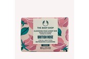 Körperpflege - The Body Shop British Rose Cleansing Face & Body Bar - 5028197250997