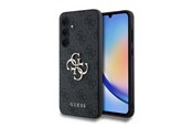 Handys - Cover & Cases - GUESS 4G Big Metal Logo case for Samsung Galaxy A35 - black - 3666339259563