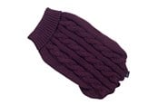 Hunde - Dogman Gestrickter Hundepullover Gina Weinrot 40cm - 758935