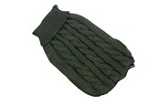 Hunde - Dogman Gestrickter Hundepullover Gina Grün 45cm - 758930