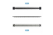 Netzwerkzubehör - StarTech.com Startech blank keystone patch panel - 1U - 19" - for RJ45 - TAA Compliant - C6PANELSTP481U