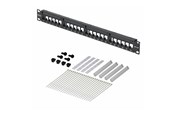 Netzwerkzubehör - StarTech.com Startech blank keystone patch panel - 1U - 19" - for RJ45 - TAA Compliant - C6PANELUTP241U