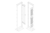 Rack-Gehäuse - Tripp Lite Eaton Series PDU Mounting Bracket Accessory Kit 2-Post 4-Post Open Frame Rack - SRPDU2PBRKT