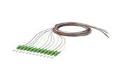 Netzwerk - Kabel - METZ CONNECT OpDAT pigtail - 2 m - grey black white blue yellow red green brown orange violet pink turquoise - Schwarz - 2m - 150Q1JA0020E