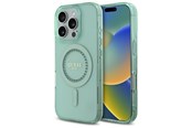 Handys - Cover & Cases - GUESS IML Rhinestones MagSafe Case for iPhone 16 Pro - Green - 3666339305925