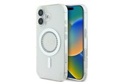Handys - Cover & Cases - GUESS IML Rhinestones MagSafe Case for iPhone 16 - White - 3666339305758