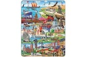 Puzzle - Larsen Puzzles Puzzle Attraktionen Dänemark - 140-teilig, Maxi 2D Puzzles - KH19