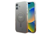 Handys - Cover & Cases - GUESS IML Glitter Gradient MagSafe Case for iPhone 16 Plus - Brown - 3666339301415