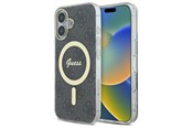 Handys - Cover & Cases - GUESS IML 4G MagSafe case for iPhone 16 - black - 3666339341961