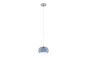Lampen - EGLO BELOMONTEJO PENDELLEUCHTE Ø:220 E27 CHROM/WEISS/BLAU - 903017
