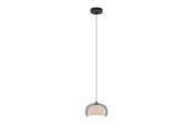 Lampen - EGLO BELOMONTEJO PENDELLEUCHTE Ø:220 E27 SCHWARZ/SCHWARZ-TRANSP. - 903021