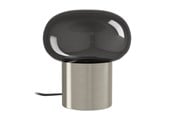 Lampen - EGLO BRAVINO TISCHLAMPE H170 TOUCH STAHL/SCHWARZ-TRANSP. - 902535