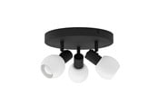 Lampen - EGLO CASTELLAZO RONDEL Ø:250 3L E14 SCHWARZ/WEISS - 902469