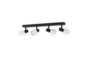 Lampen - EGLO CASTELLAZO SPOTSCHIENE L580 4L E14 SCHWARZ/WEISS - 902471