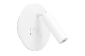 Lampen - EGLO FANZAROTTA SPOT RUND Ø:145 M/ABSCHALT.+ USB-C WEISS - 902164