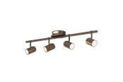 Lampen - EGLO MONTEMURRO SPOT-SCHIENE L700 4L DUNKELBRONZE - 902709