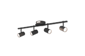 Lampen - EGLO MONTEMURRO SPOTSCHIENE L700 4L SCHWARZ - 902706