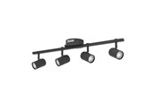Lampen - EGLO MONTEMURRO SPOTSCHIENE L700 4L SCHWARZ - 902706