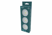 Lampen - EGLO YAMENZI Unterschrank Batterie Ø: 68 3 Stk m/Schalter. IP65 WEISS - 902963