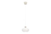 Lampen - EGLO DASMINA PENDELLEUCHTE Ø:250 E27 BRAUN/WEISS - 903145