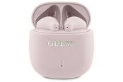 Kopfhörer/Headsets - GUESS Bluetooth headphones GUTWSJ14ESGP TWS + docking station pink/pink Printed Classic Logo - 3666339294809