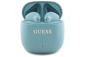 Kopfhörer/Headsets - GUESS Bluetooth headphones GUTWSJ14ESGQ TWS + docking station turquoise/turquoise Printed Classic Logo - 3666339345228