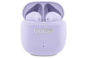 Kopfhörer/Headsets - GUESS Bluetooth headphones GUTWSJ14ESGU TWS + docking station purple/purple Printed Classic Logo - 3666339294816