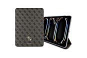 Tablets - Cover & Case - GUESS GUFC13PM24PS4SGW iPad Pro 13" 2024 brown Magnetic 4G Big Logo - 3666339387990